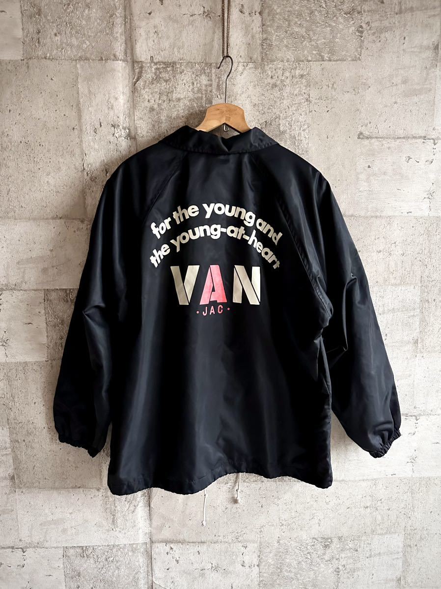 ☆★ VAN JAC / NYLON COACH JACKET OLD VINTAGE ヴァン バックプリント ナイロンコーチジャケット オールド ビンテージ ヴァンヂャケット_画像10