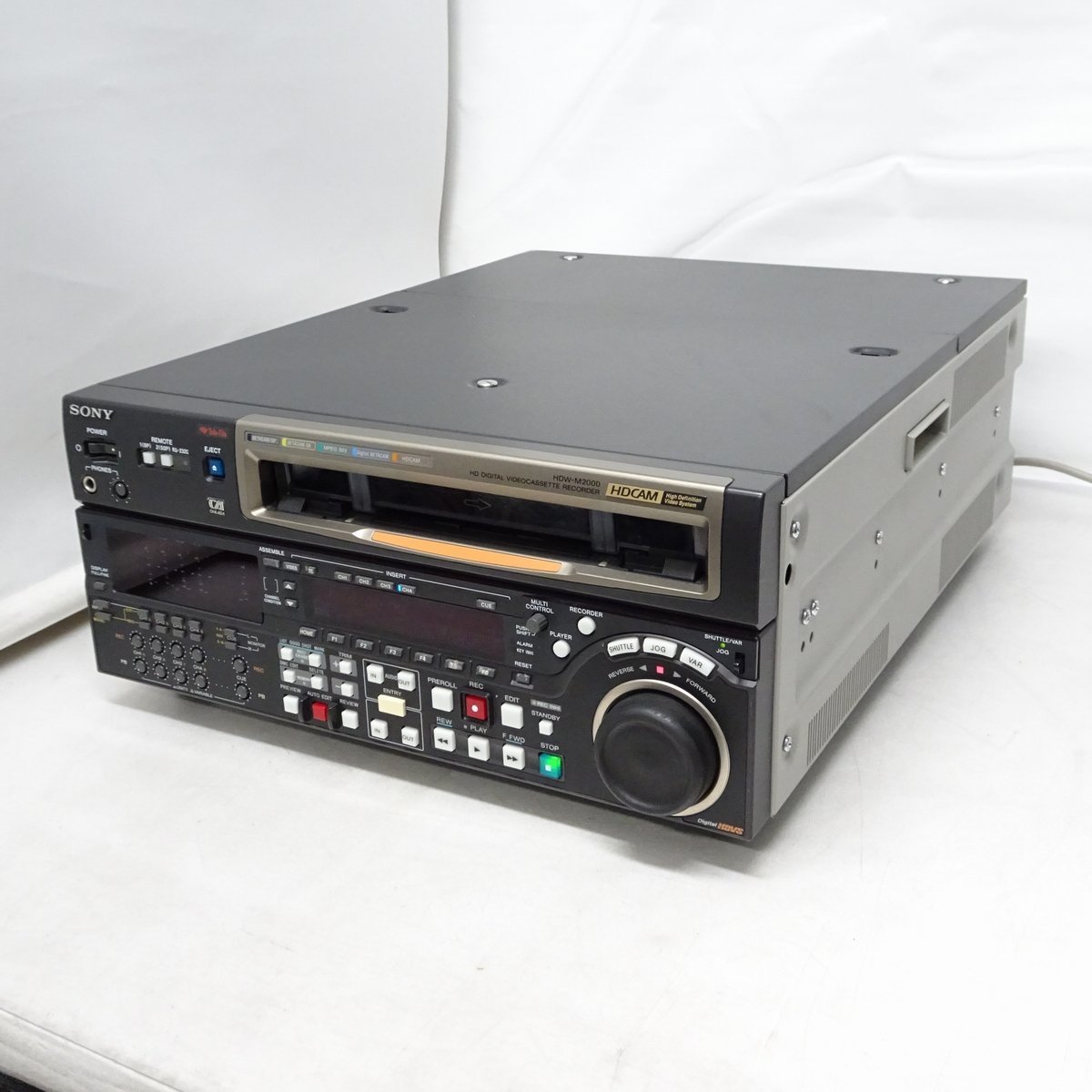 SONY HDW-M2000 HDCAMレコーダー 【/難あり動作品/HD-SDI/ドラム使用 ...