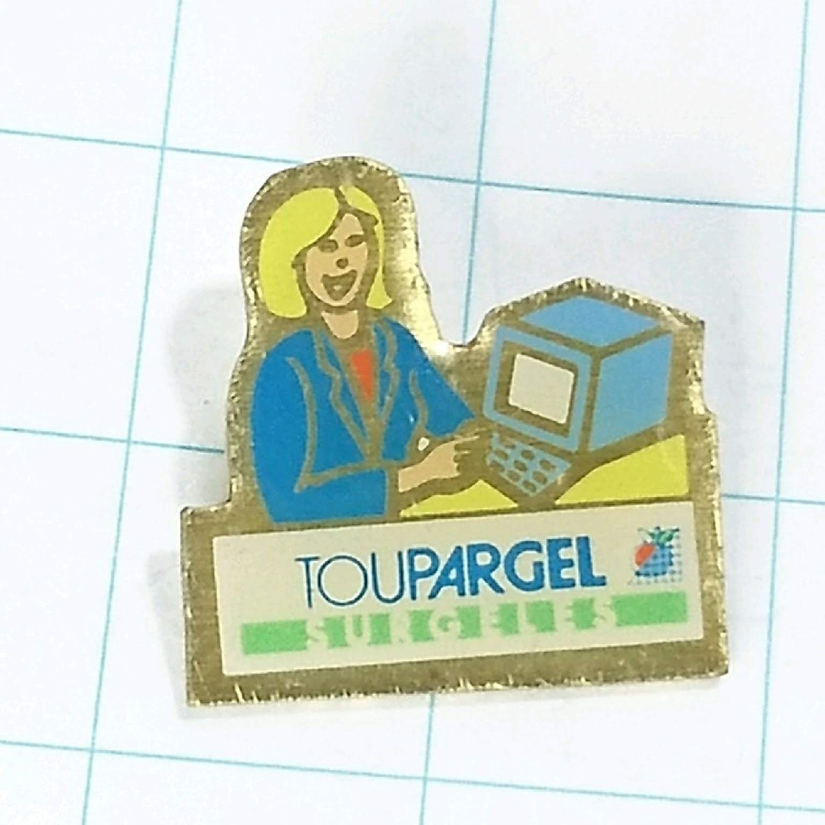 送料無料)toupargel フランスの宅配便 フランス輸入 アンティーク PINS ピンズ ピンバッジ A12618_画像1