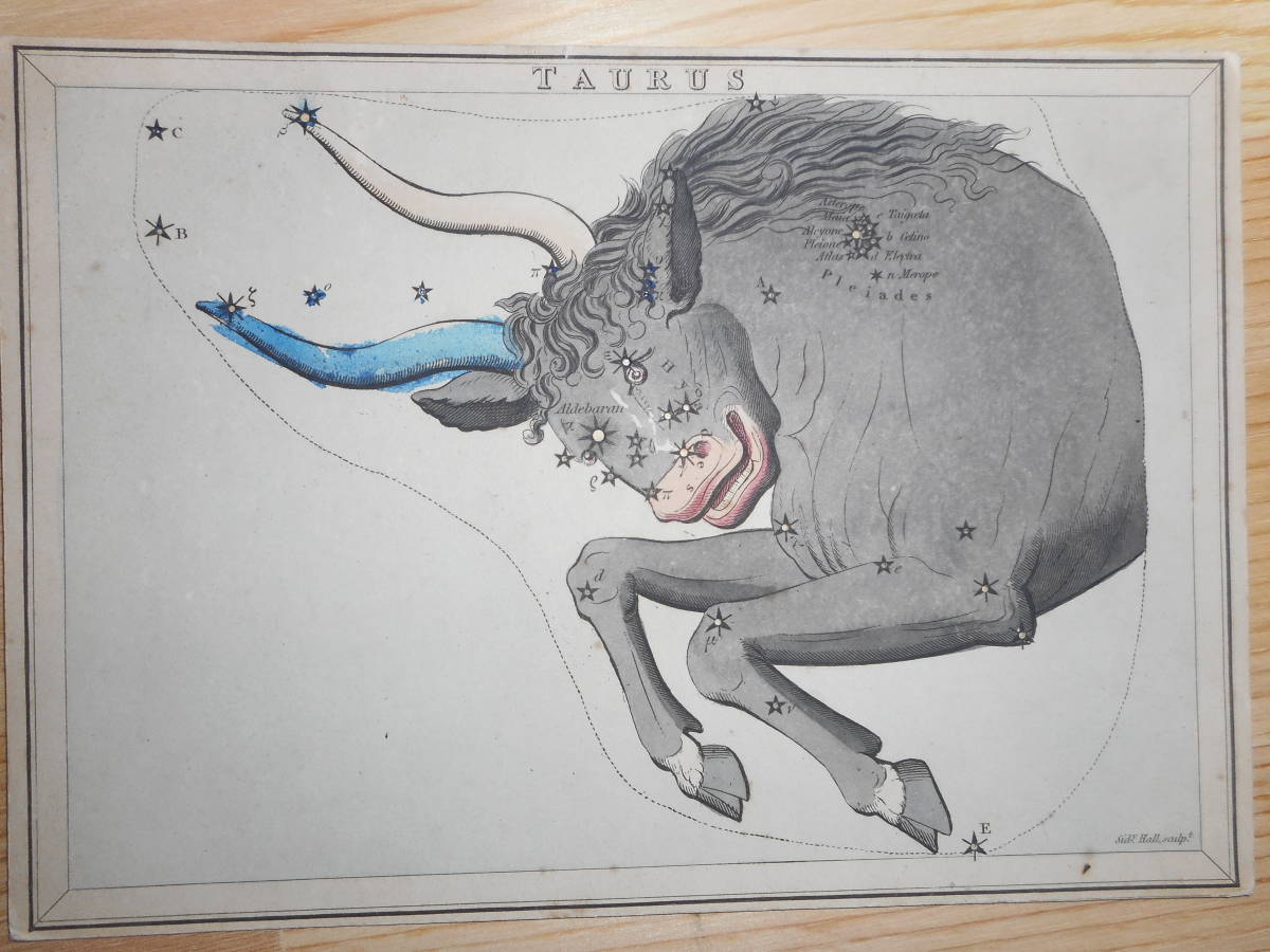 アンティークAstronomy天文暦学書1825年初版『ウラニアスミラー天の鏡』星座早見盤手彩色星座図絵Star map, Planisphere, Celestial atlas - 天文、宇宙 アンティークAstronomy天文暦学書1825年初版『ウラニアスミラー天の鏡』星座早見盤手彩色星座図絵Star map, Planisphere, Celestial atlas - 天文、宇宙