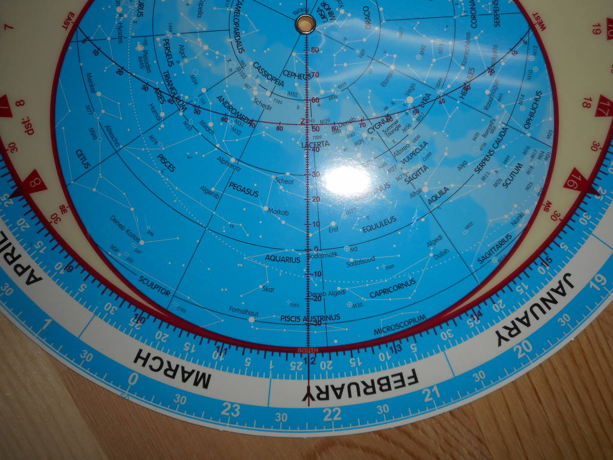 即決アンティーク、2009年『ワルレヒト星座早見盤』天球図、天文暦学書、星図、宇宙、Astronomy, Star map, Planisphere, Celestial atlas