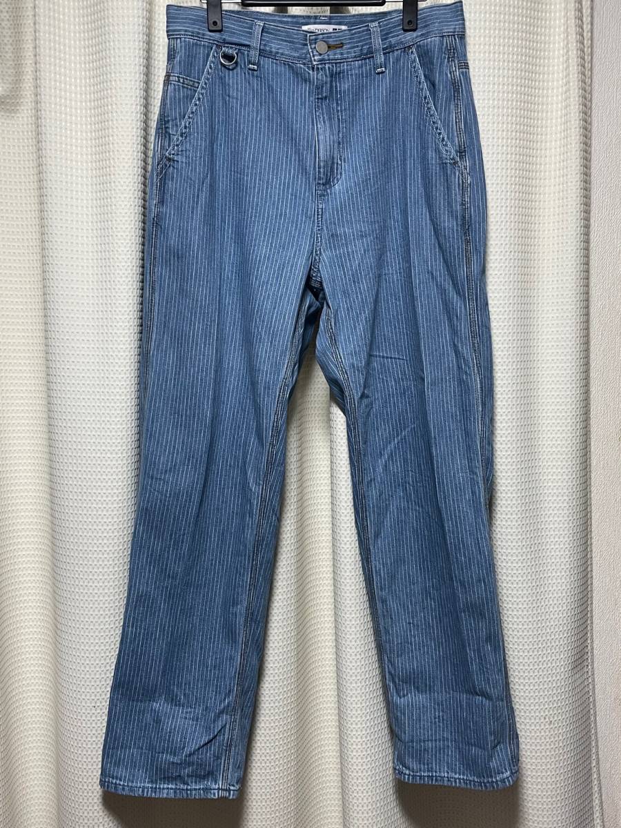 UNIQLO JW ANDERSON ワイドフィットストレートジーンズ ヒッコリー 30サイズ(ジーンズ)|売買されたオークション情報、ヤフオク! の商品情報をアーカイブ公開 UNIQLO JWワイドフィットストレートジーンズ サイズ30
