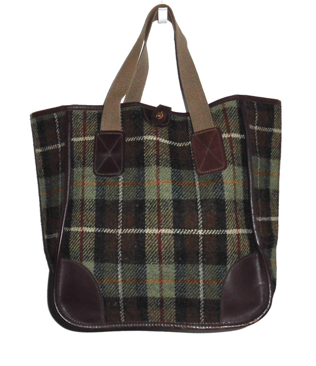 HARRIS TWEED × glenalmond ツイードショルダーバッグ xpert.com.al