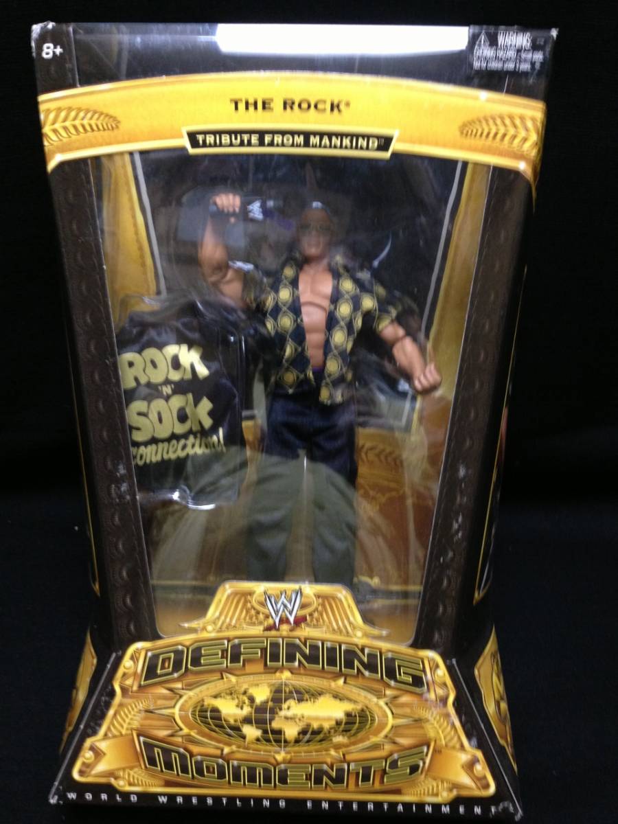MATTLE:WWE DEFINING MOMENTS SERIES 2 ザ・ロック w/シャツ MATTLE:WWE DEFINING MOMENTS SERIES 2 ザ・ロック w/シャツ