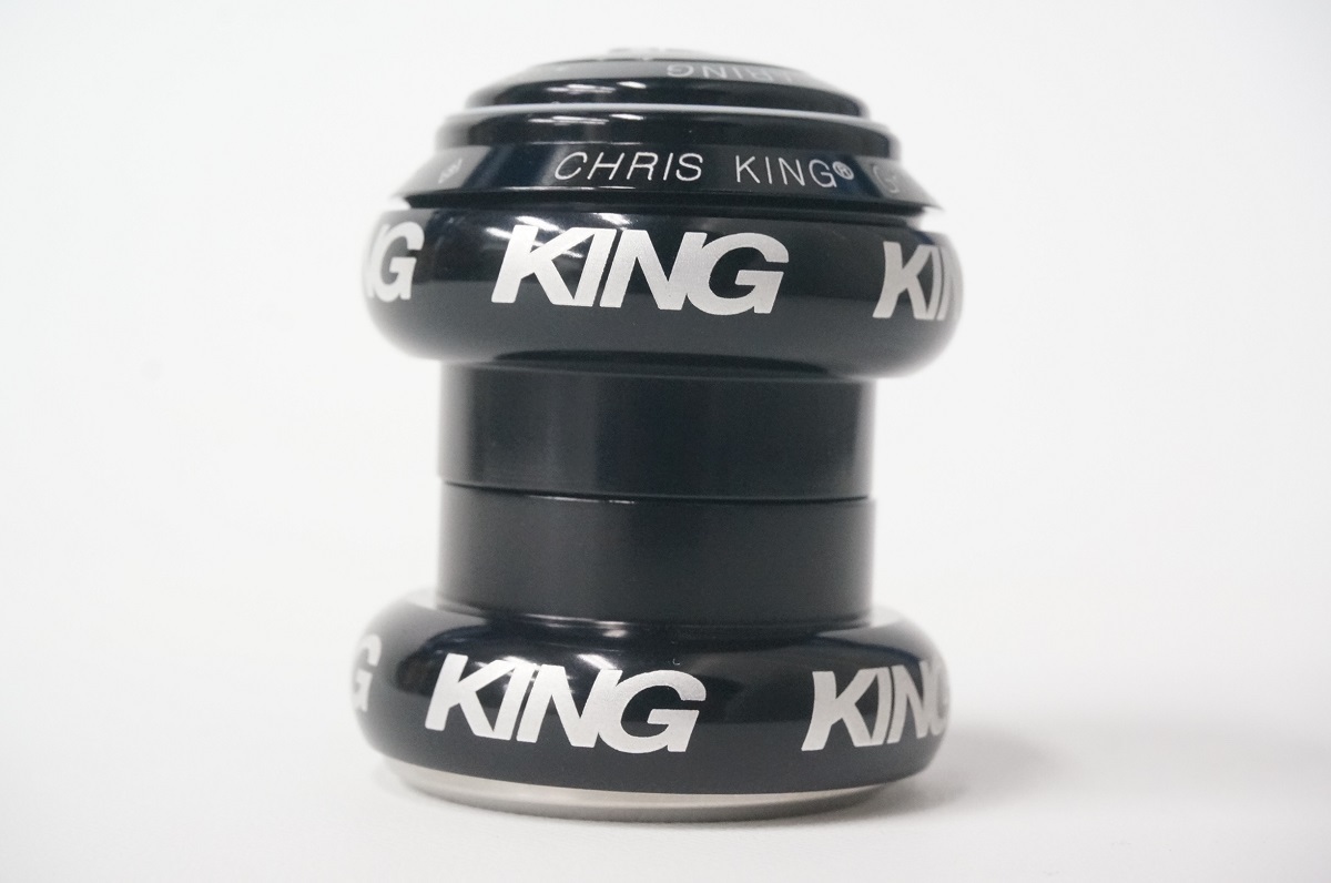 CHRIS KING NoThreadSet クリスキング ノースレッドセット ヘッドパーツ 1-1/8インチ スレッドレス アヘッド ブラック 黒 新品 BHB1 1204