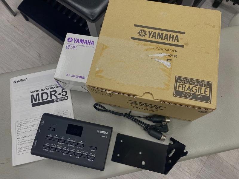 中古 ◆ YAMAHA MDR-5 ◆ ヤマハ ELシリーズ専用ミュージックデータレコーダー ♪ 箱、付属品ありの画像1