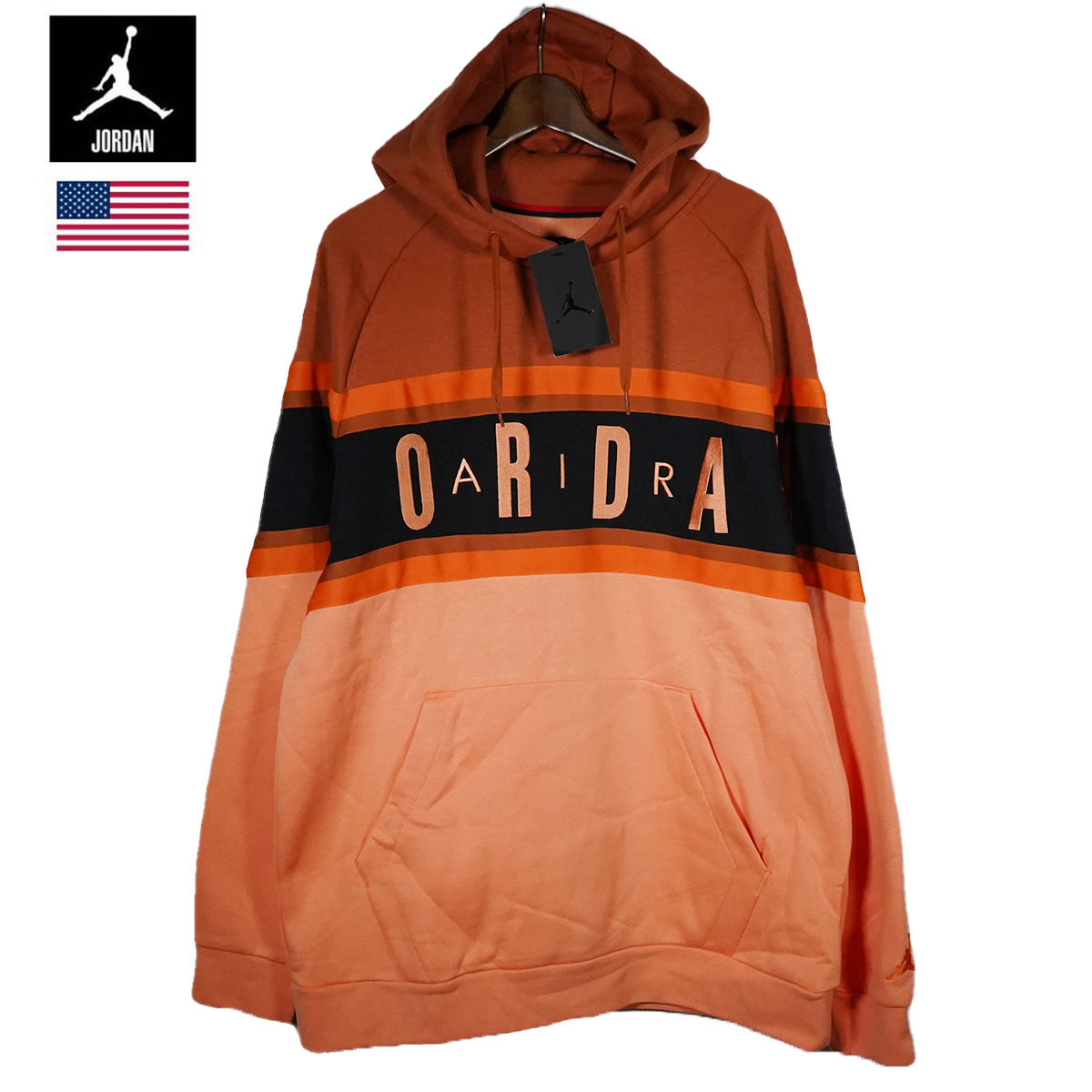 NBA Air JORDAN ジョーダン フード付きパーカー 裏起毛 Sサイズ