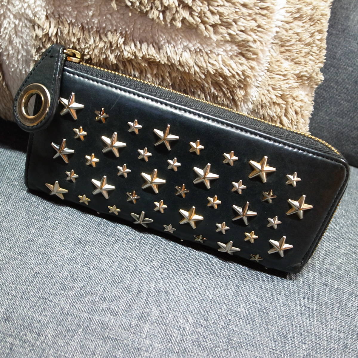 オンラインオリジナル」 残1【新品】Jimmy Choo ジミーチュウ 長財布