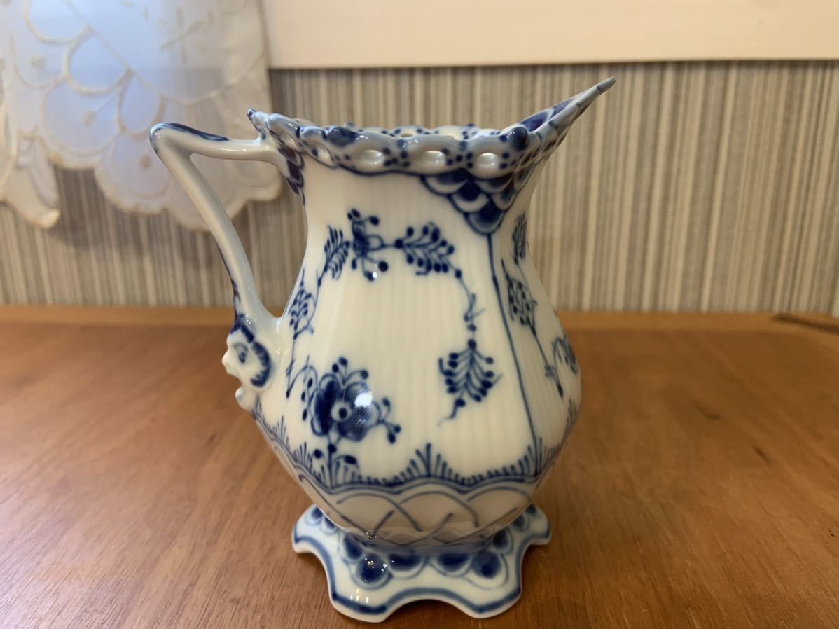 美品】ROYAL COPENHAGEN ロイヤルコペンハーゲン ブルーフルーテッド