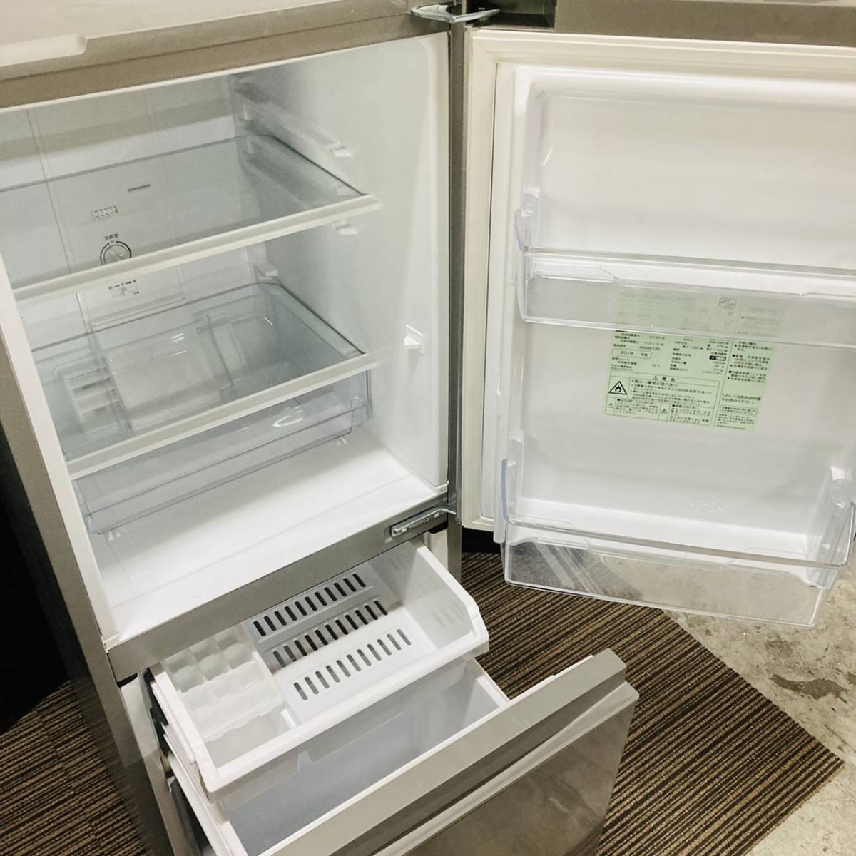 ヤフオク! - 送料無料!!AQUA アクア 126L 2ドア冷凍冷蔵庫 