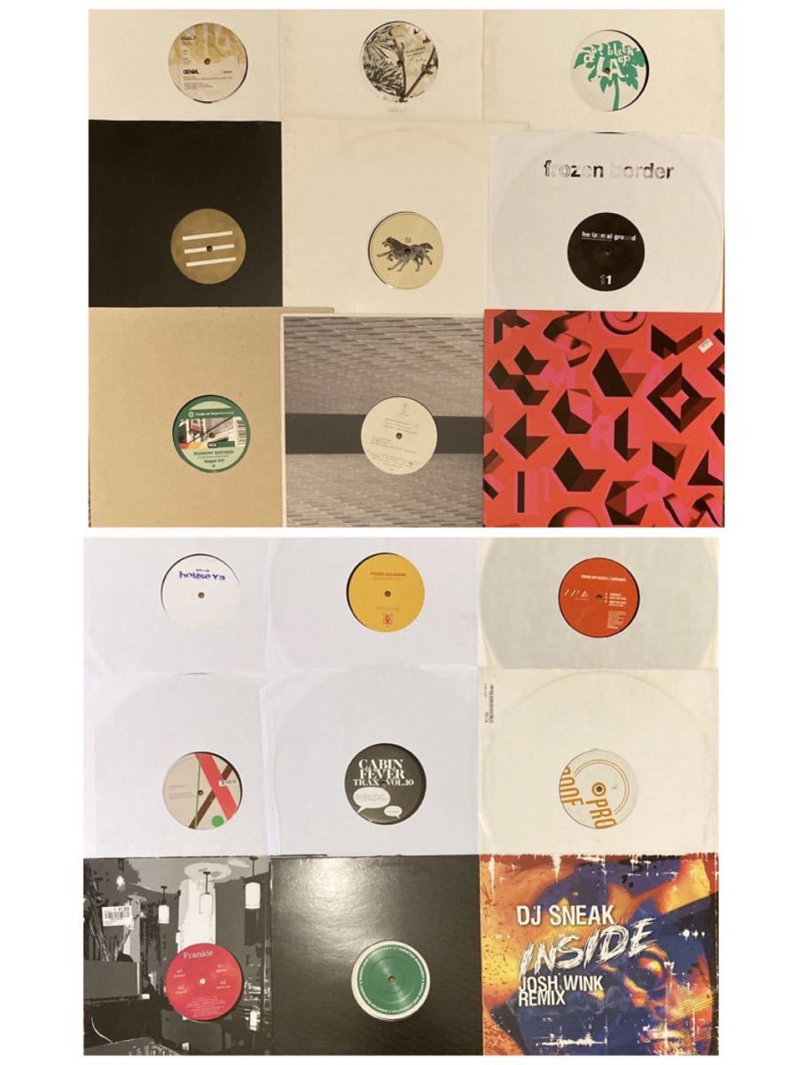 Minimal techno Deep House レコード セット-