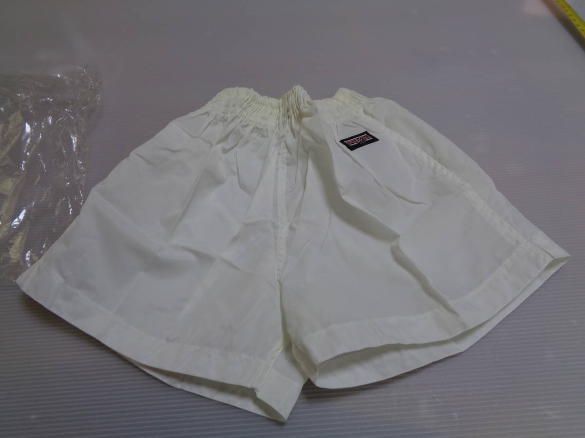 L white PRIMA nylon 100% short bread short pants gym uniform gym uniform Showa Retro unused ... storage sunburn 