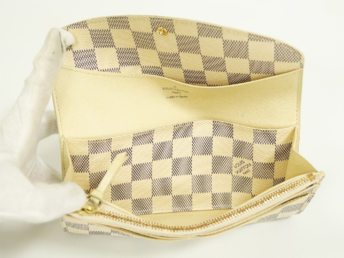 本物 ルイヴィトン LOUIS VUITTON LV ポルトフォイユ エミリー ダミエ