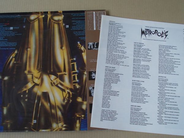 P7322　即決　LPレコード　ジョルジオ・モローダー『メトロポリス』　帯付　国内盤　オリジナル・サウンドトラック_画像2