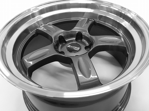 タイヤホイール 4本セット Rayone Racing 5008GM 18インチ 9.5J/10.5J