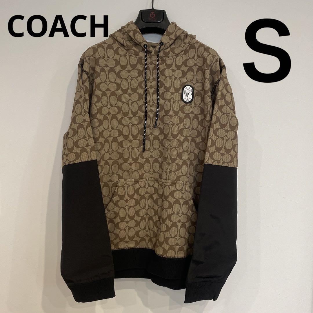 ★日本の職人技★ コーチ COACH パーカー 新品　S ブランド ロゴ 89747 長袖 ウェア Sサイズ