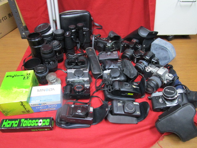 [4034a]* Junk объектив и т.п. . суммировать * Canon Fuji MINOLTA Nikon Kenko OLYMPUS RICOH и т.п. снятие деталей * утиль 