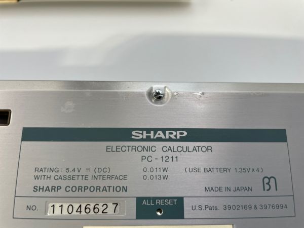 J-36S SHARP карманный компьютер принтер | кассета интерфейс комплект PC-1211 CE-122 sharp Showa Retro античный смешанные товары 