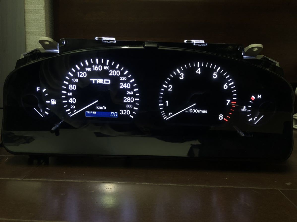 冷陰極管交換,液晶反転,JZX100ツアラーV仕様スピードメータ 冷陰極管交換,液晶反転,JZX100ツアラーV仕様スピードメータ