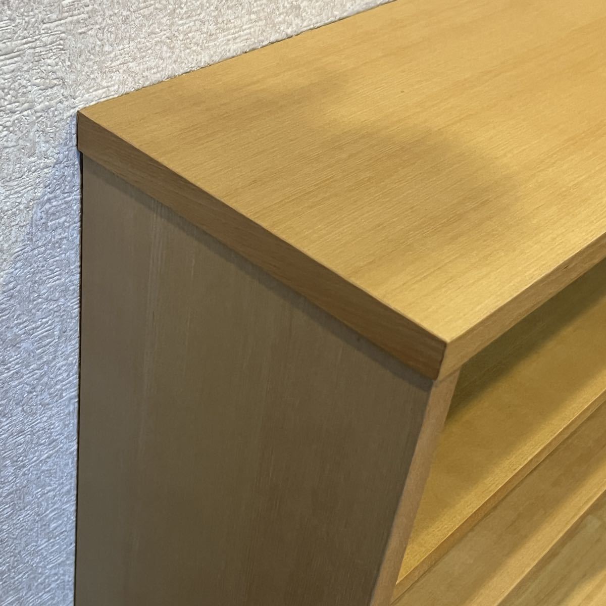 ヤフオク! - 美品 無印良品 MUJI 組み合わせて使える木製収納 ロー...