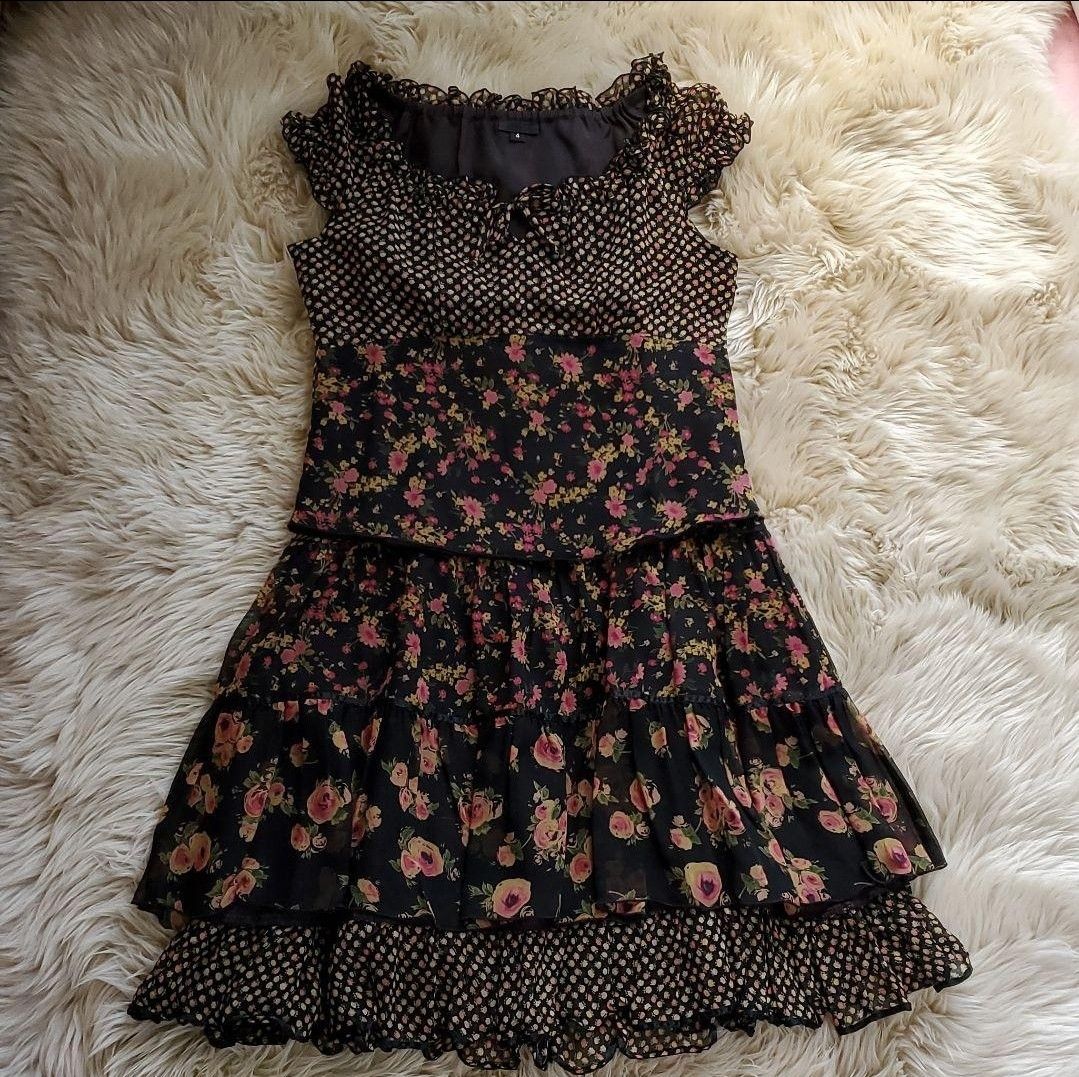 フローラル ANNA SUI ワンピース - 通販 - www.drelciopiresjr.com.br
