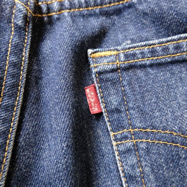 90's USA製 Levi's リーバイス 501 デニムパンツ (w30xL30) 濃紺 90年代 アメリカ製 旧タグ オールド 1998年製 ビンテージ_画像6