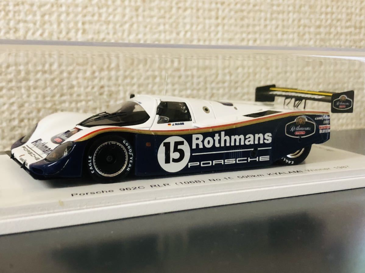 激レア!キッドボックス特注 1/43 スパーク ポルシェ 962C RLR 激レア!キッドボックス特注 1/43 スパーク ポルシェ 962C RLR