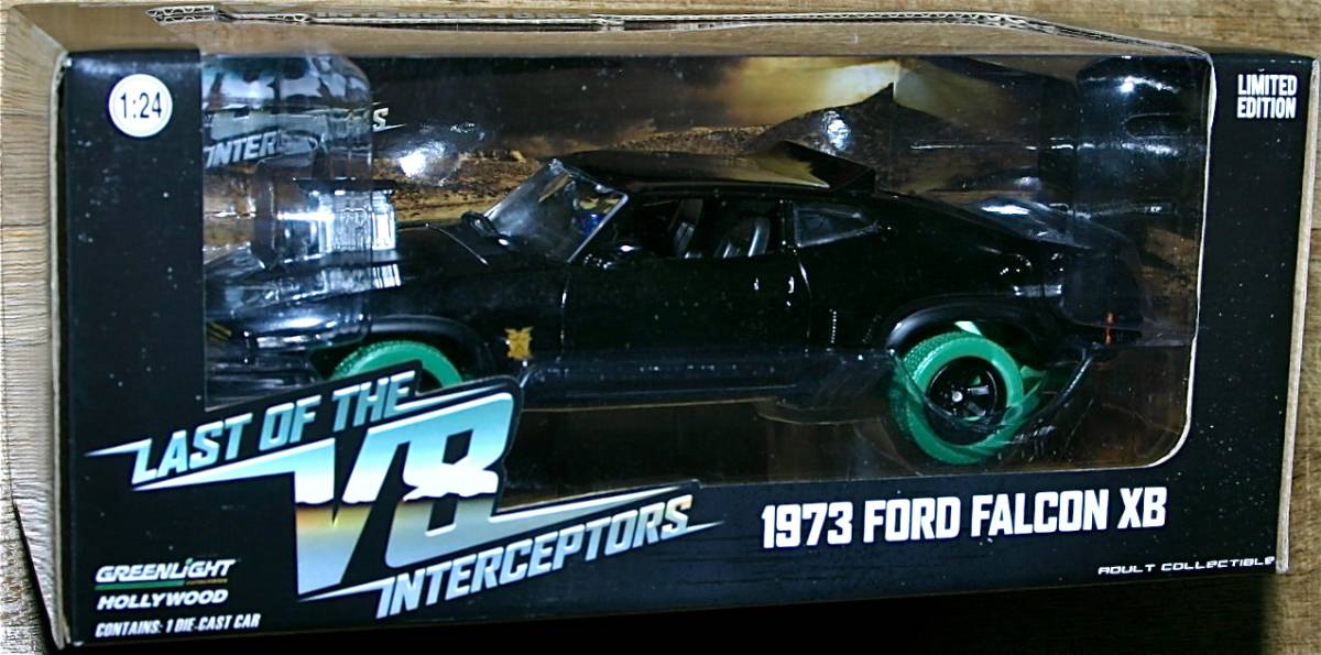 Greenlight Безумный Макс Mad Max 1/24 Inter Scepter Last Of The V8 Interceptors зеленый машина Ford Falcon XB Ford Falcon 
