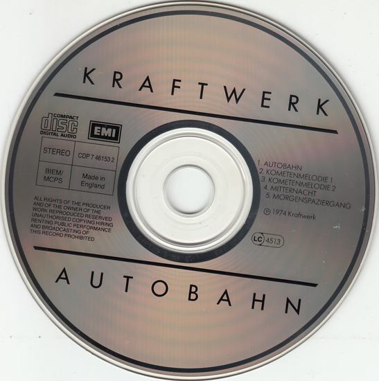 【CD】KRAFTWERK - Autobahn【英SWINDONプレス/EMI盤】_画像5