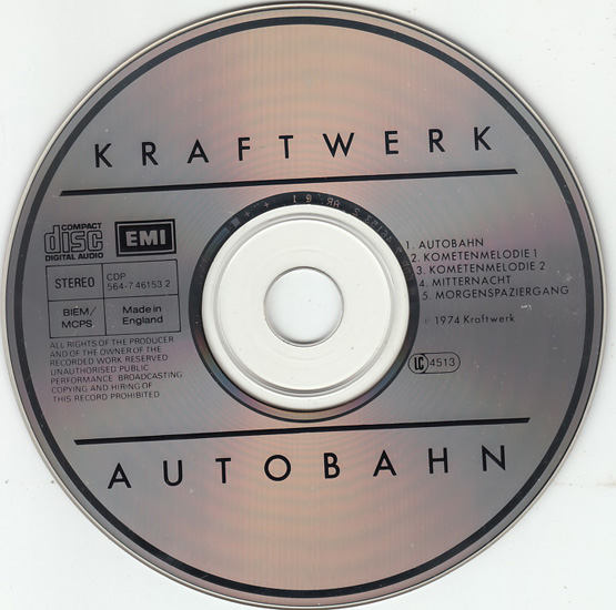 [CD]KRAFTWERK - Autobahn[ Британия Press /SWINDON надпись нет /EMI запись ]
