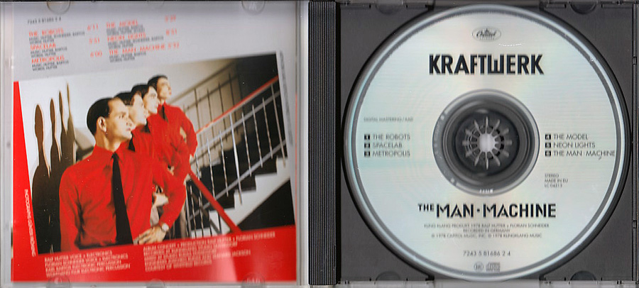 [CD]KRAFTWERK - The Man Machine[EU запись /? год Capitol]