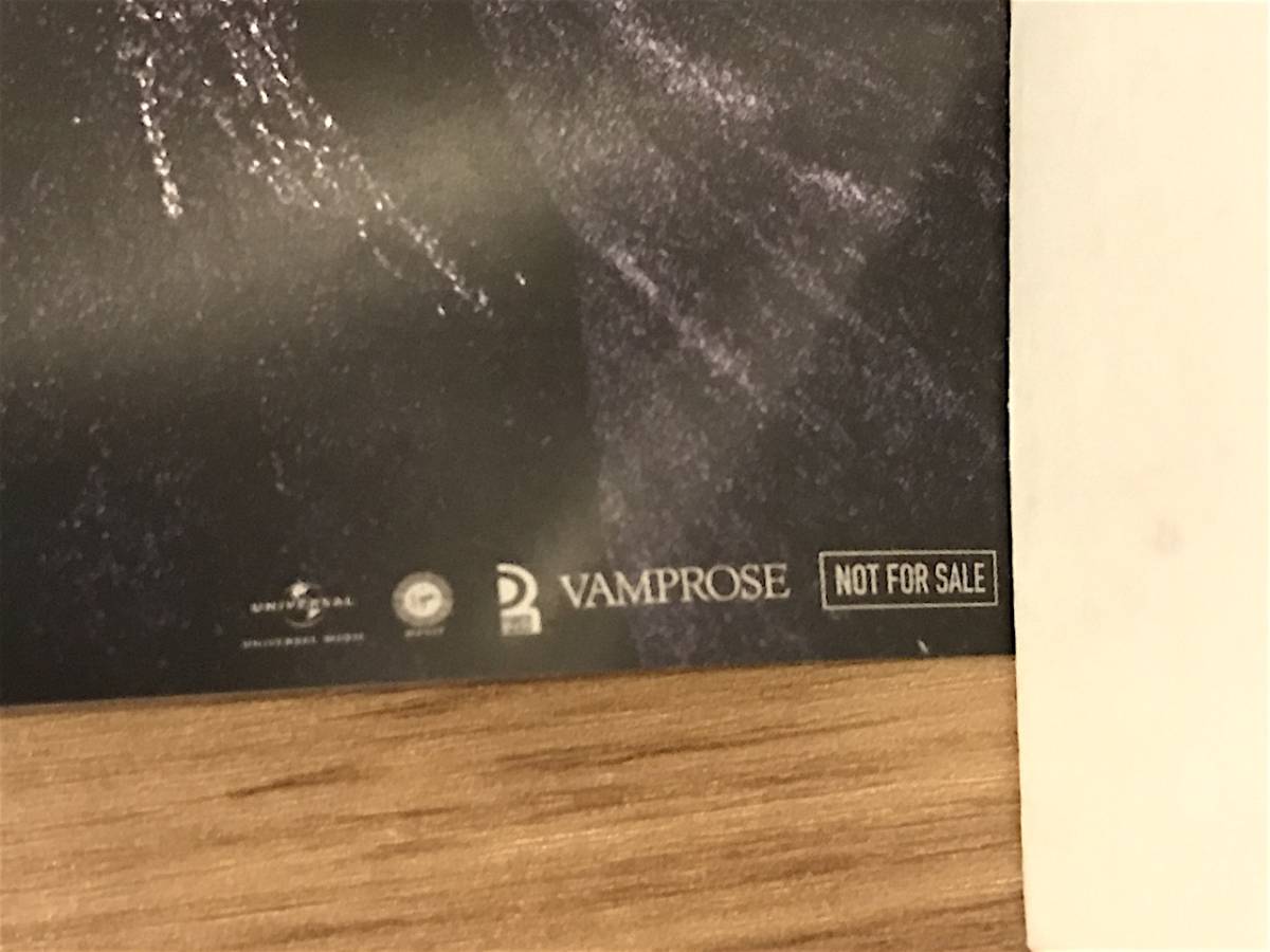 VAMPS 「LIVE 2015 BLOODSUCKERS」A2ポスター 購入特典 グッズ 非売品 HYDE_画像3