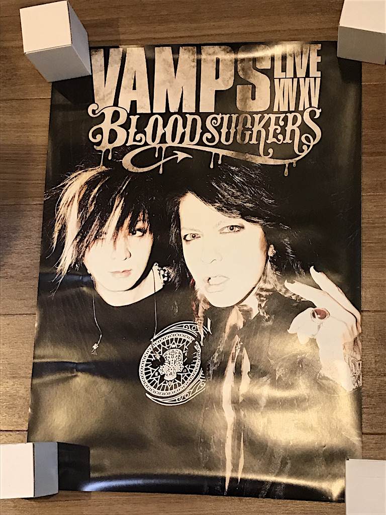 VAMPS 「LIVE 2015 BLOODSUCKERS」A2ポスター 購入特典 グッズ 非売品 HYDE_画像1
