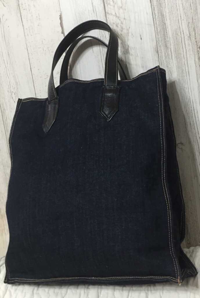 A&G Denim tote bag Cross patch attaching B