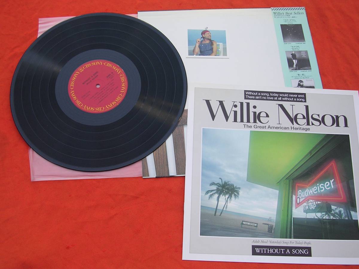 LP・帯◇WILLIE NELSON /枯葉/ウィリー・ネルソン_画像2