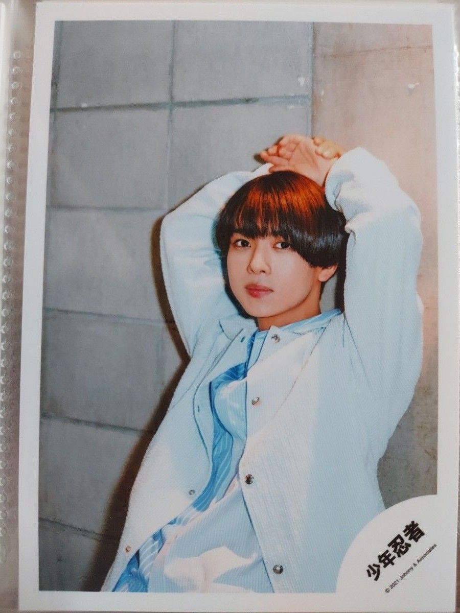 【新品】少年忍者 '21夏 織山尚大 公式写真 6枚セット