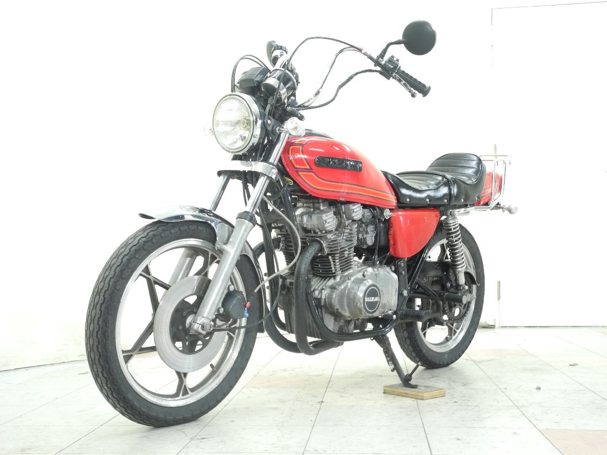 特別出品!! スズキ GS400 【動画有】ローン可 車検残2023年7月 ETC 旧車 希少車 星型キャスト 400cc GS400E SUZUKI 売り切り_画像3