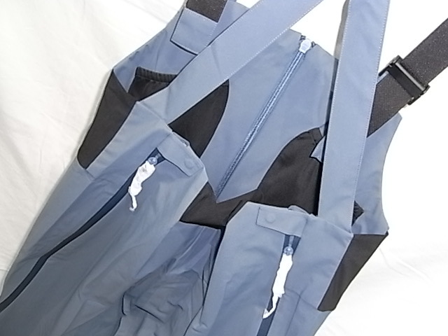 期間限定送料込み!超大人気!!22/23 UNFUDGE SNOW WEAR 正規新品 PEEP BIB PANTS メンズ アンファッジ ピープ ビブ パンツ/ M / BLUE GREY_画像5