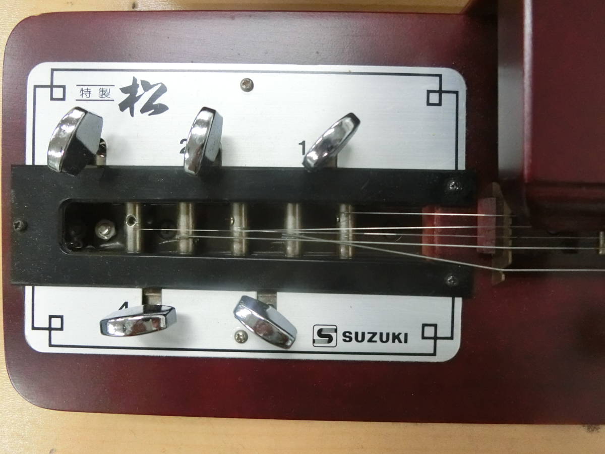  used ( present condition goods ) SUZUKI/ Suzuki Taisho koto Special made pine soft case attaching traditional Japanese musical instrument Suzuki musical instruments [411-113] * free shipping ( Hokkaido * Okinawa * remote island excepting )*S