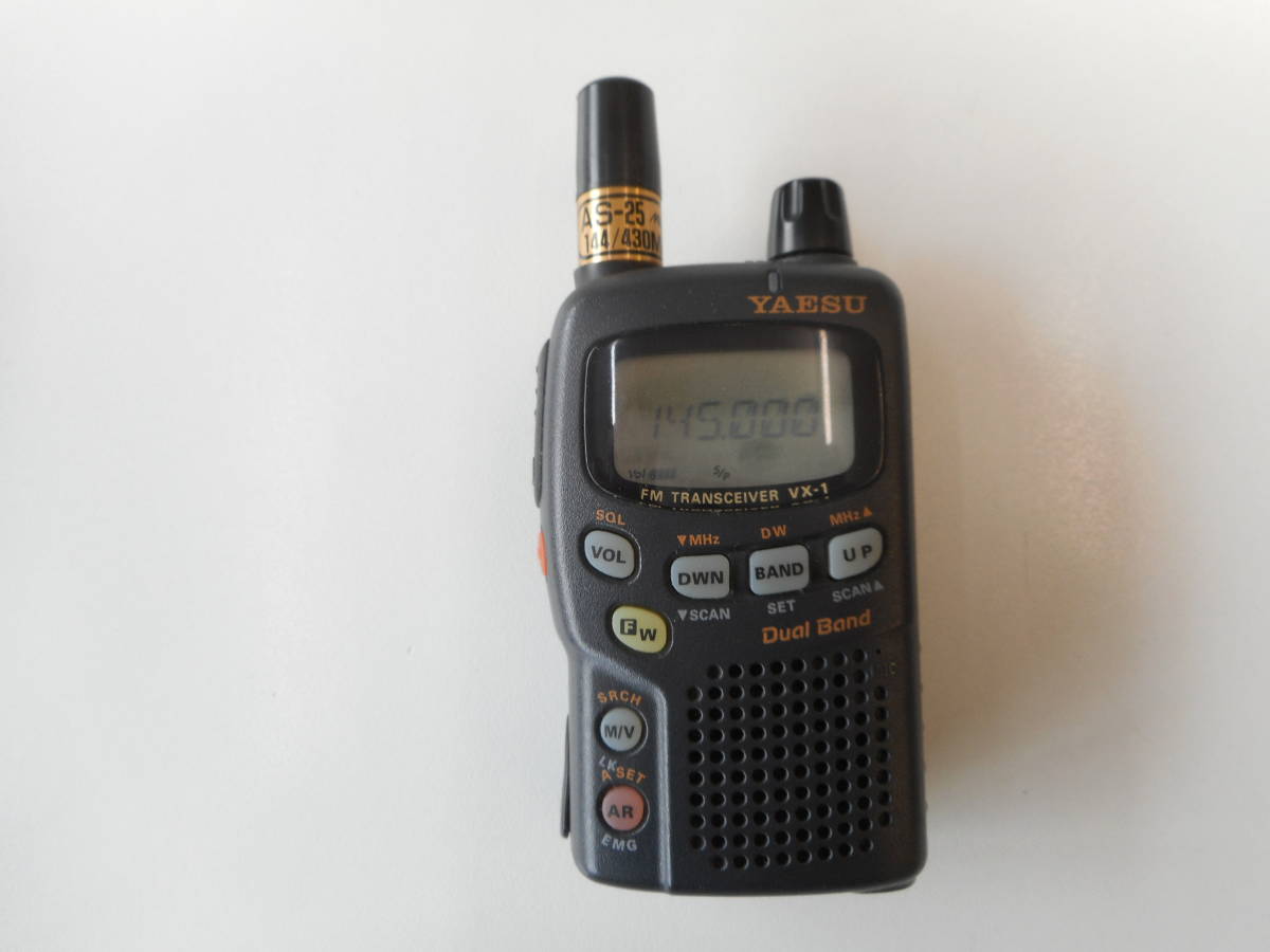 YAESU VX-1 デュアルバンドトランシーバー 144M.430M Yahoo!オークション - YAESU VX-1 144/430MHz 小型デュアルバンド