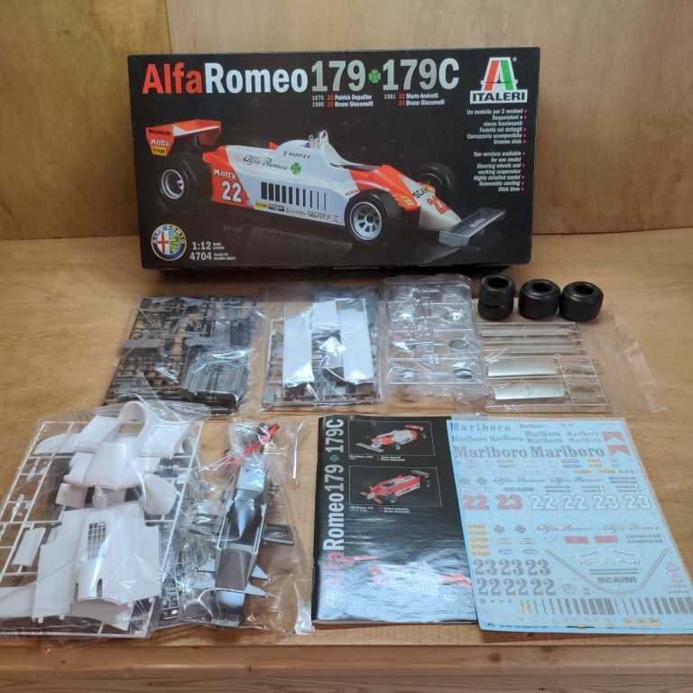 値下げ☆ イタレリ 1/12 オ4-上 アルファロメオ179 マールボロ