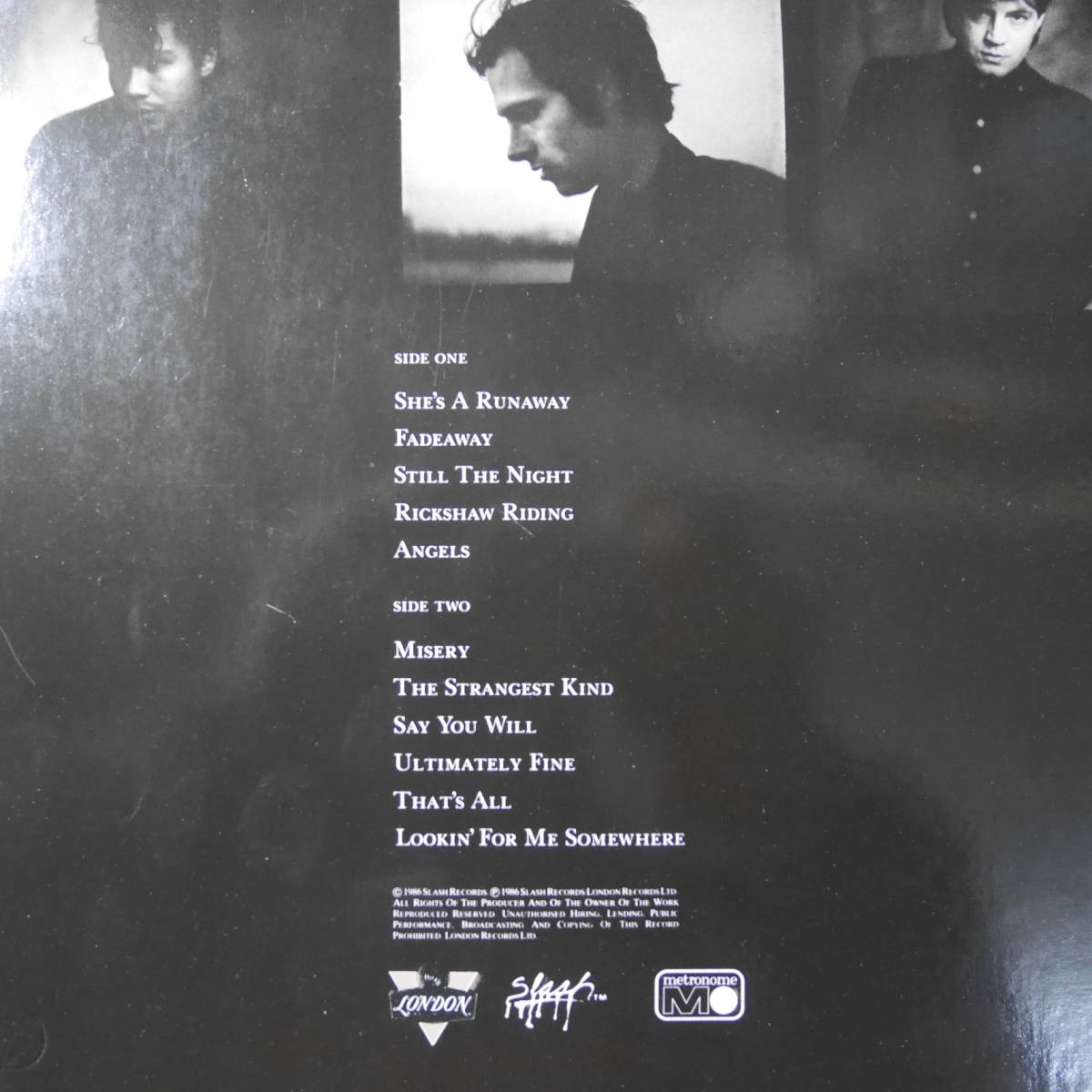 アナログ ● 輸入盤～BoDeans Love & Hope & Sex & Dreams レーベル:Metronome 828 112-1_画像3