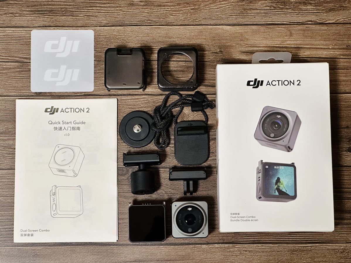 送料無料】DJI Action 2 Dual Screenコンボ 4Kアクションカメラ 専用
