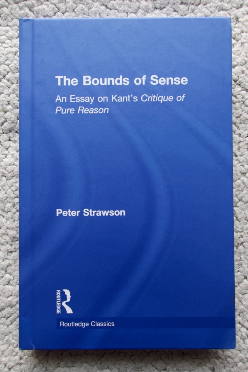 The Bounds of Sense An Essay on Kant’s Critique of Pure Reason (Routledge) Peter Strawsonピーター・ストローソン洋書_画像1