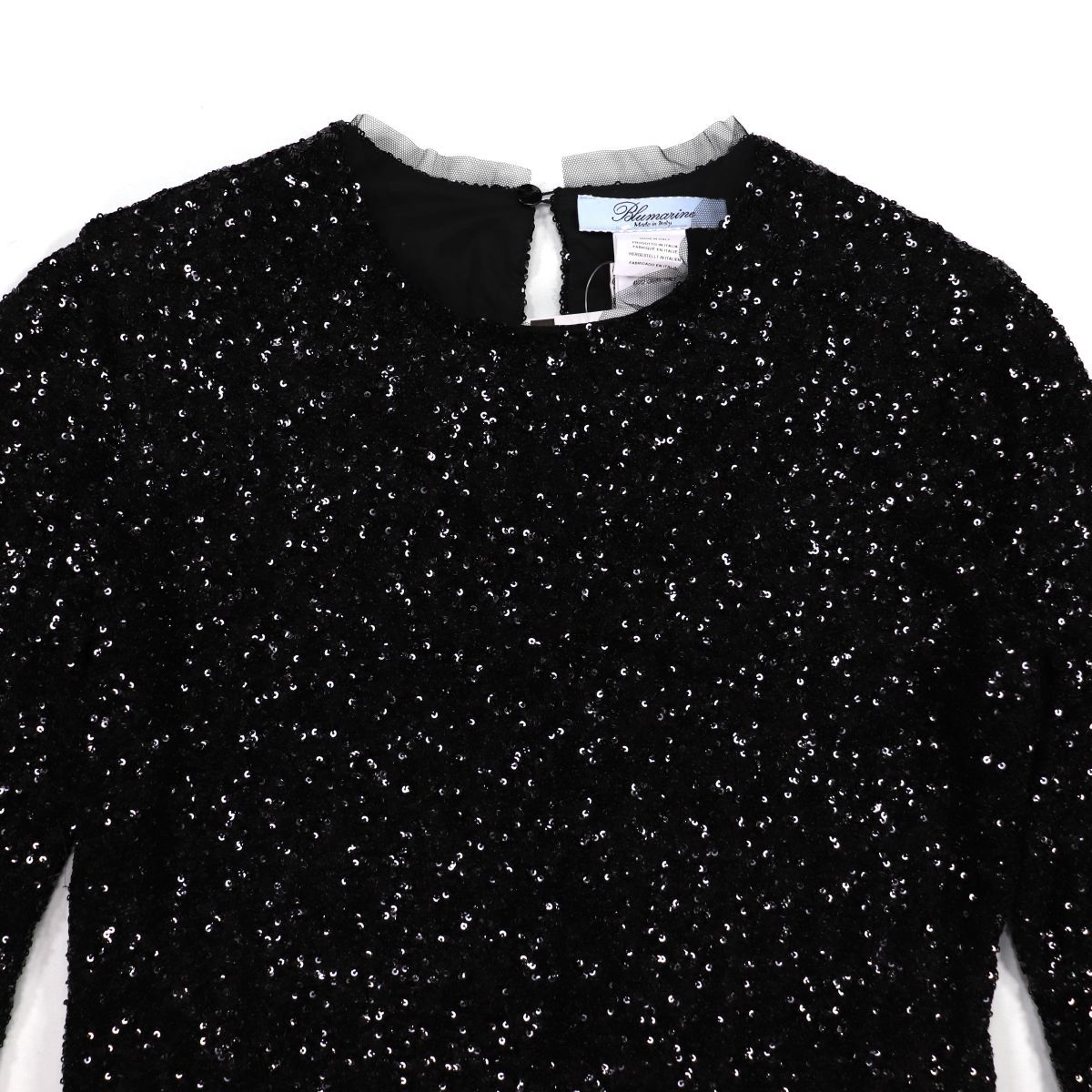 Blumarine AW2015 総スパンコール トップス ブラック 15AW ブルマリン