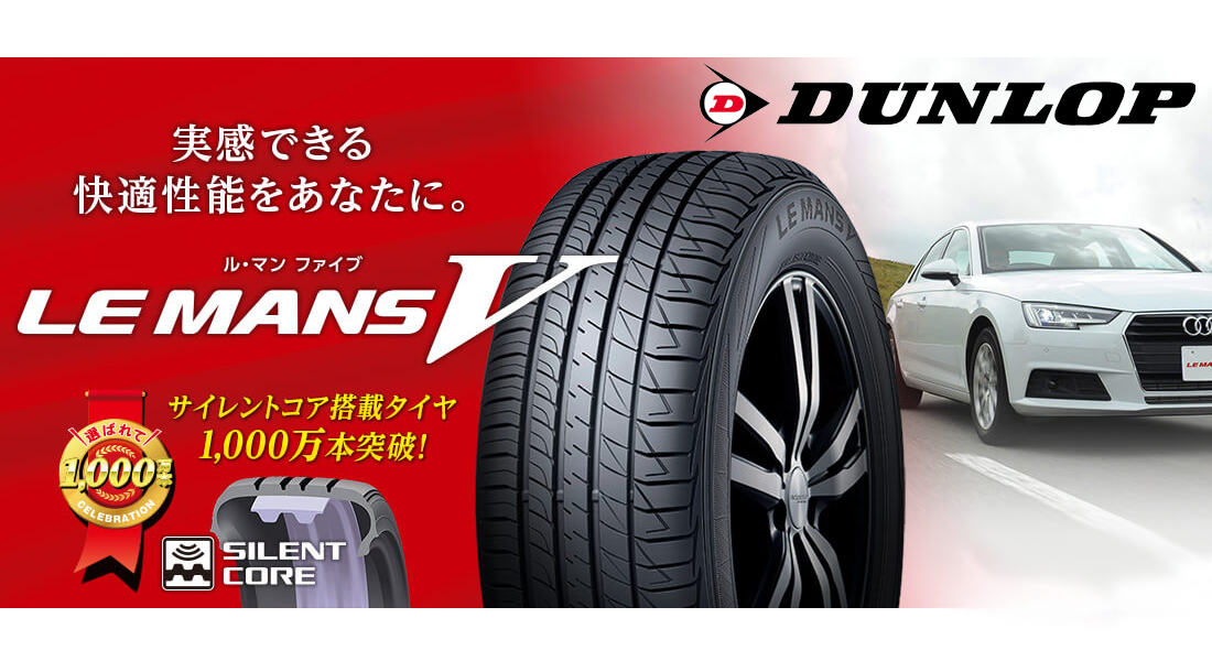 ダンロップ ルマン5 (LE MANS V) 195/45R17 81W 低燃費タイヤ 2022年