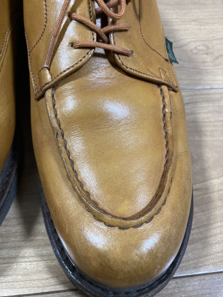送料込】 Paraboot ベージュ パラブーツシャンボード size表記 8F