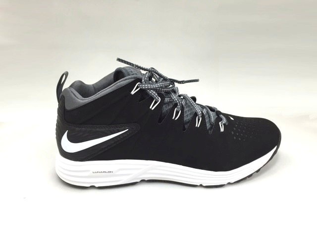 【箱付美品】Nike Huarache 4 LX Turf Lacrosse Cleats 27.5cm 684699-010【送料無料】_画像1