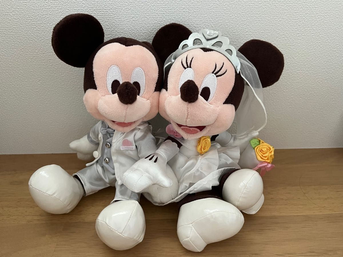 ディズニー ミッキー&ミニーぬいぐるみキーホルダー ウェディング ミッキーミニー 2014年発売東京ディズニーリゾート限定