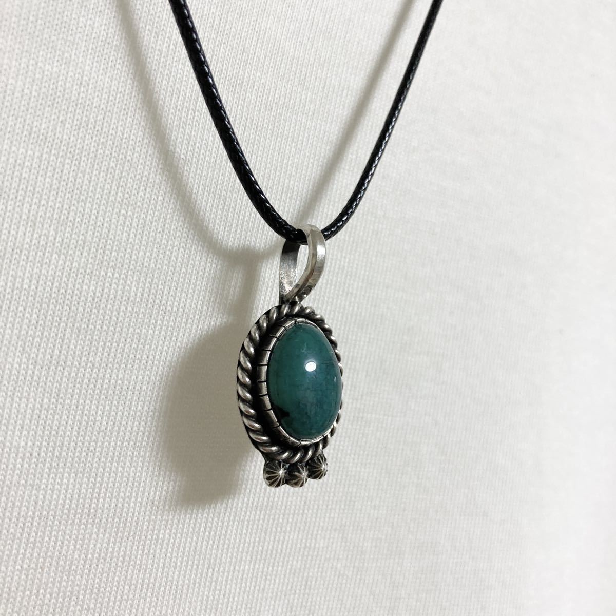 silver950 フーベイ ターコイズ トルコ石 シルバーネックレス silver950 フーベイ ターコイズ トルコ石 シルバーネックレス